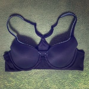 Victoria’s Secret racer back demi bra blue 34B